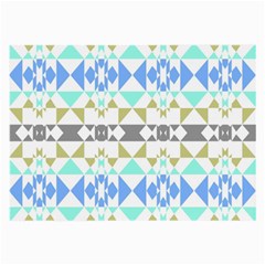 Multicolored Geometric Pattern Large Glasses Cloth by dflcprintsclothing