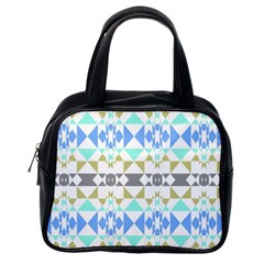 Multicolored Geometric Pattern Classic Handbag (one Side) by dflcprintsclothing