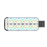 Multicolored Geometric Pattern Portable USB Flash (Two Sides) Front