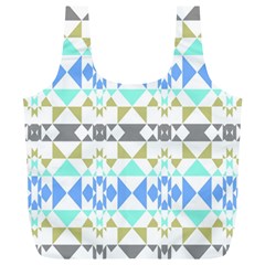 Multicolored Geometric Pattern Full Print Recycle Bag (xl) by dflcprintsclothing