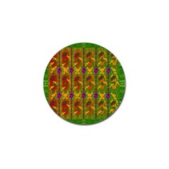 Sakura Blossoms Popart Golf Ball Marker (10 Pack) by pepitasart