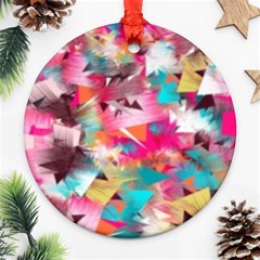 Color Pieces Ornament (round) by Sparkle