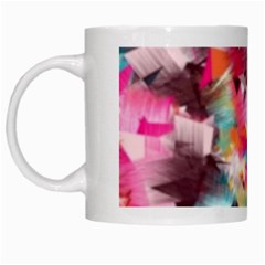 Color Pieces White Mugs