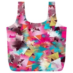 Color Pieces Full Print Recycle Bag (xxl) by Sparkle