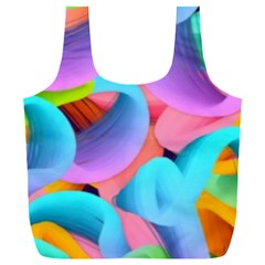 3d Color Swings Full Print Recycle Bag (xxxl)