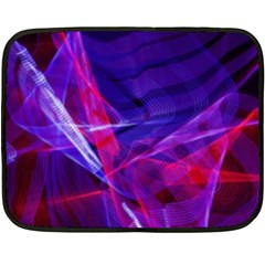 Fractal Flash Fleece Blanket (mini) by Sparkle