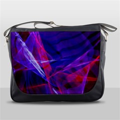 Fractal Flash Messenger Bag by Sparkle