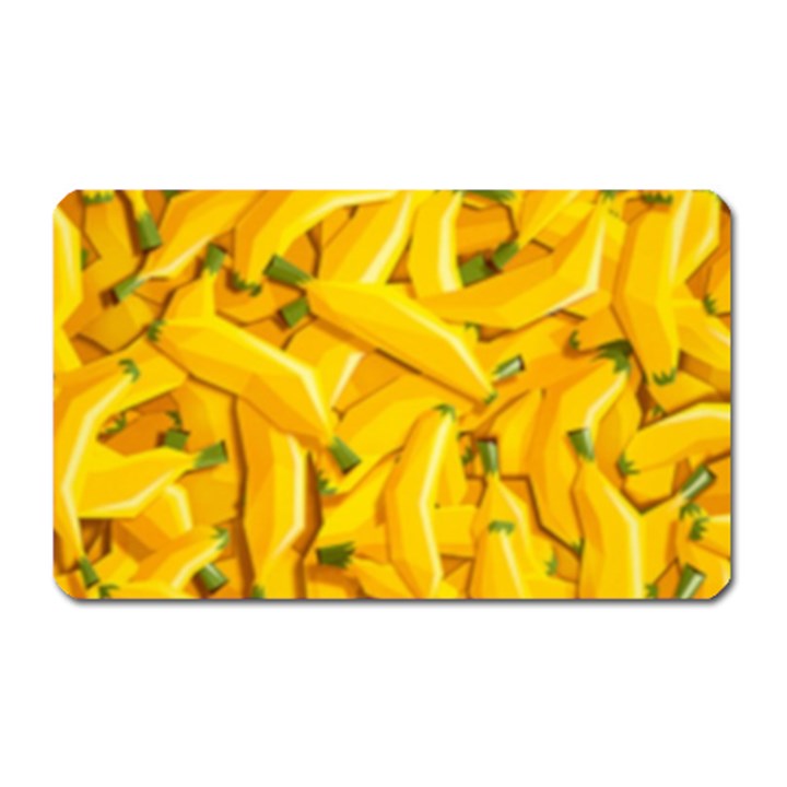 Geometric Bananas Magnet (Rectangular)