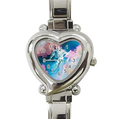 Colorful Beach Heart Italian Charm Watch