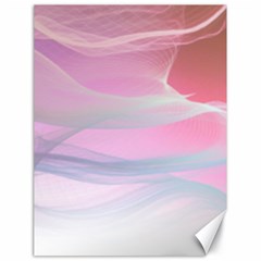 Pink Fractal Canvas 18  X 24  by Sparkle