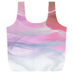 Pink Fractal Full Print Recycle Bag (xl) by Sparkle