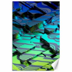 Digital Abstract Canvas 12  X 18  by Sparkle