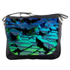 Digital Abstract Messenger Bag