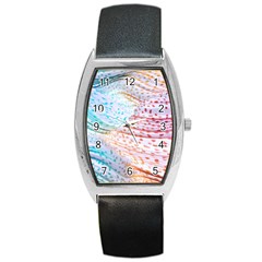 Spots Waves Barrel Style Metal Watch by Sparkle