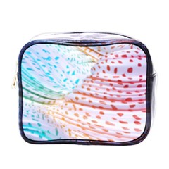 Spots Waves Mini Toiletries Bag (one Side) by Sparkle