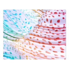 Spots Waves Double Sided Flano Blanket (large)  by Sparkle