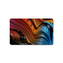 3d Rainbow Choas Magnet (Name Card)