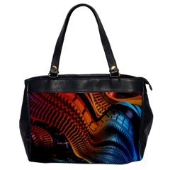 3d Rainbow Choas Oversize Office Handbag