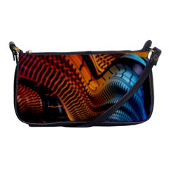 3d Rainbow Choas Shoulder Clutch Bag