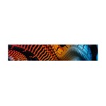 3d Rainbow Choas Flano Scarf (Mini) Front