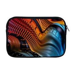 3d Rainbow Choas Apple MacBook Pro 17  Zipper Case