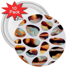 Gems 3  Buttons (10 Pack) 