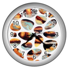 Gems Wall Clock (silver)