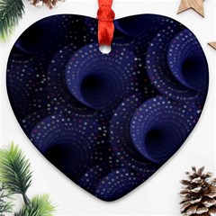 Fractal Sells Ornament (heart) by Sparkle