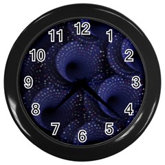 Fractal Sells Wall Clock (black)