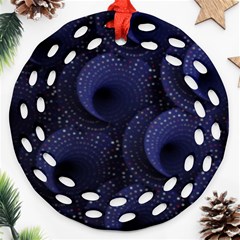 Fractal Sells Ornament (round Filigree) by Sparkle