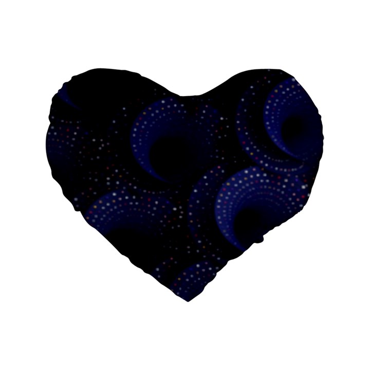 Fractal sells Standard 16  Premium Flano Heart Shape Cushions