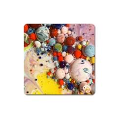 Colorful Choas Square Magnet