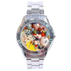 Colorful Choas Stainless Steel Analogue Watch