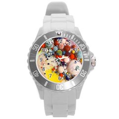 Colorful Choas Round Plastic Sport Watch (L)