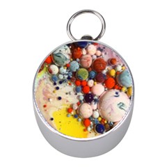 Colorful Choas Mini Silver Compasses by Sparkle