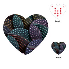 Fractal Sells Playing Cards Single Design (heart) by Sparkle