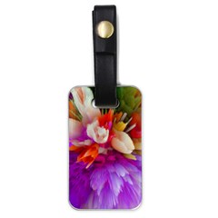 Poppy Flower Luggage Tag (one Side) by Sparkle