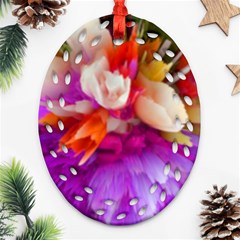 Poppy Flower Ornament (oval Filigree) by Sparkle