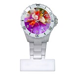 Poppy Flower Plastic Nurses Watch Front