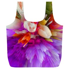 Poppy Flower Full Print Recycle Bag (xxxl) by Sparkle