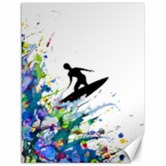 Nature Surfing Canvas 18  X 24  by Sparkle