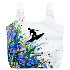 Nature Surfing Full Print Recycle Bag (xl) by Sparkle