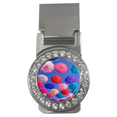 Rainbow Umbrella Money Clips (cz)  by Sparkle