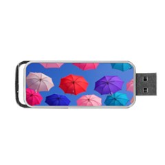 Rainbow Umbrella Portable Usb Flash (two Sides) by Sparkle