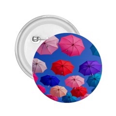 Rainbow Umbrella 2 25  Buttons by Sparkle