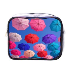 Rainbow Umbrella Mini Toiletries Bag (one Side) by Sparkle