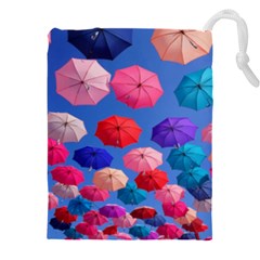 Rainbow Umbrella Drawstring Pouch (4xl) by Sparkle