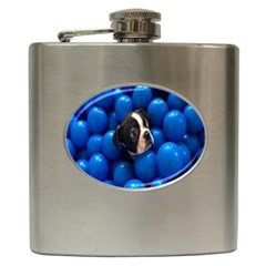 Cute Balls Puppy Hip Flask (6 Oz) by Sparkle