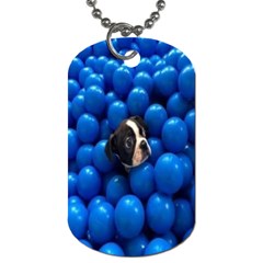 Cute Balls Puppy Dog Tag (two Sides) by Sparkle