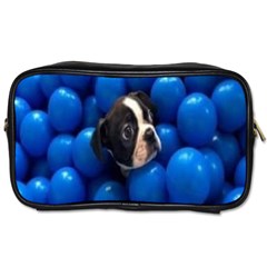 Cute Balls Puppy Toiletries Bag (one Side) by Sparkle